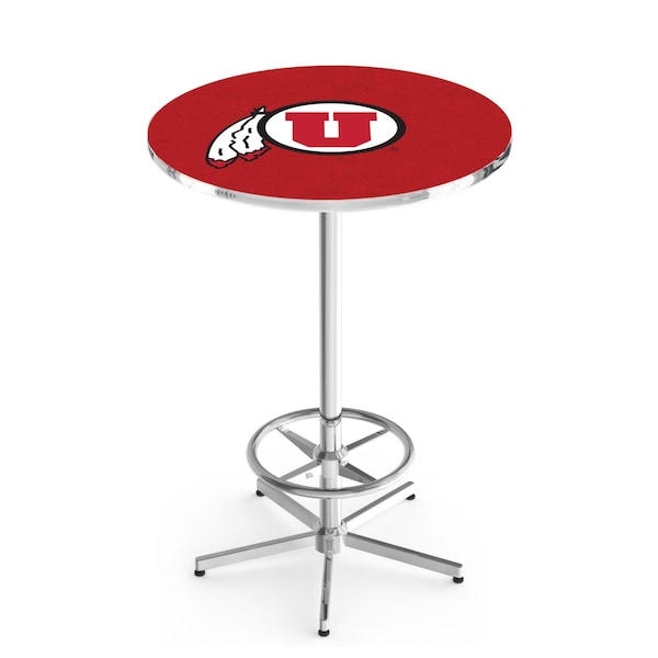 42" Chrome Utah Pub Table